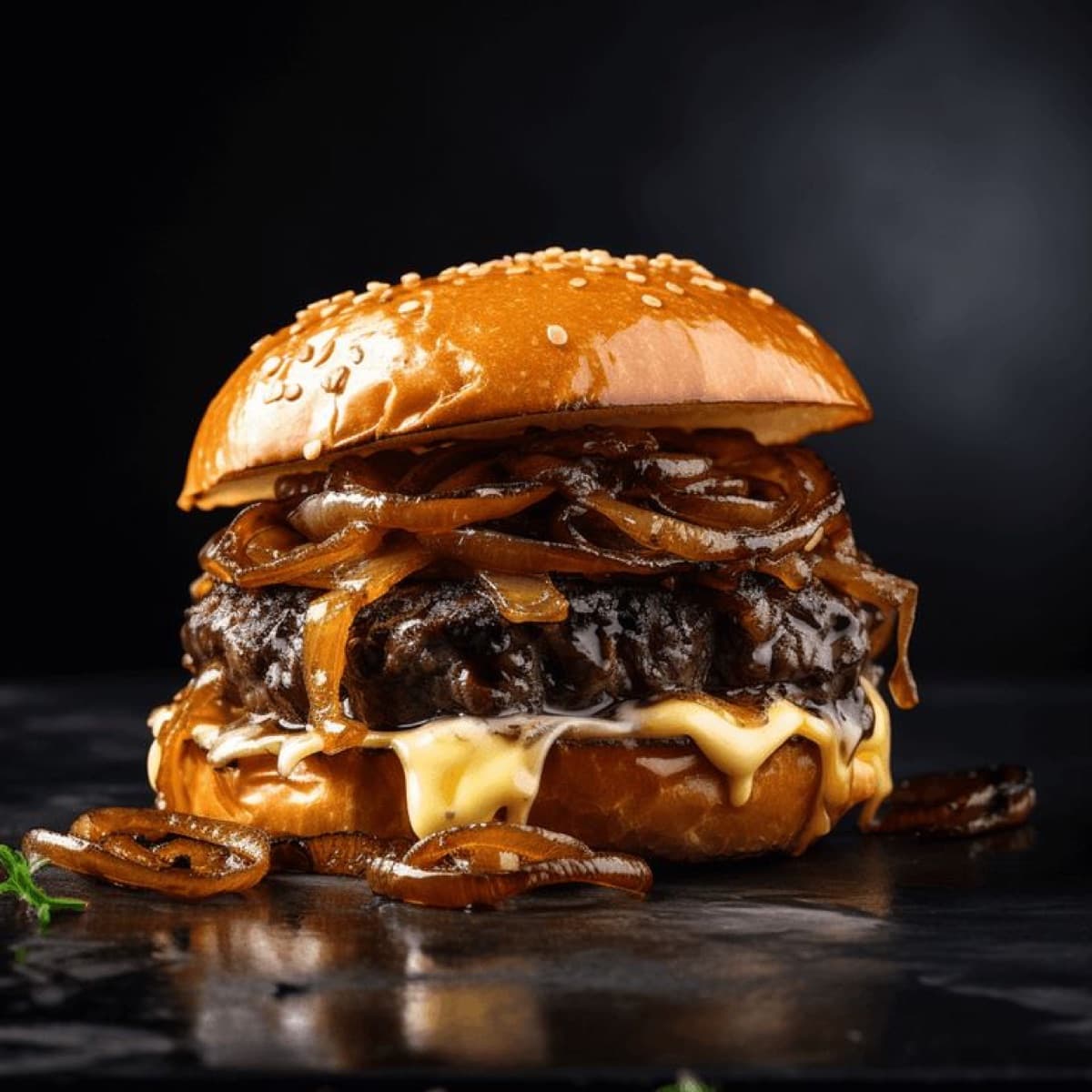 Hamburguesa de Queso de Autor en Brioche